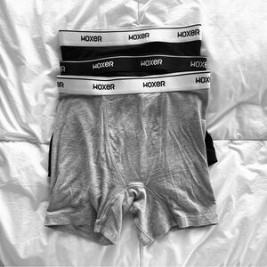 WOXER 3-pack like new High Waisted Baller shorts with 5” inseam.